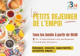 Retrouvez les petits déjeuners de l’emploi
