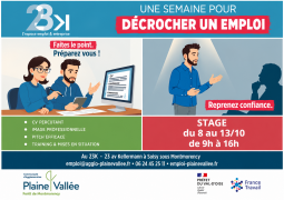 8,9,12 et 13 Octobre – Une semaine pour décrocher un emploi